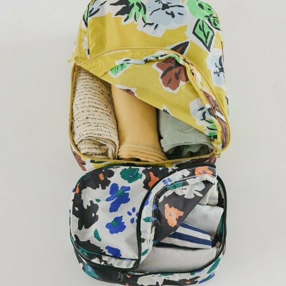 BAGGU Handbags - Baggu Packing Cubes in Litho Floral